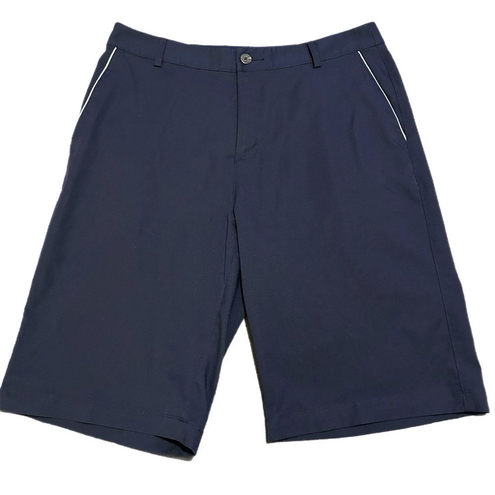 Adidas Climalite Flat Front Navy Golf Shorts-Men’s Size 32